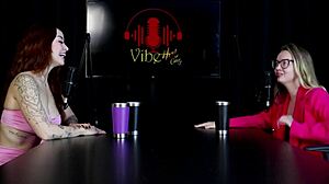 Neighbors complained about noise while she chatted and climaxed with boss