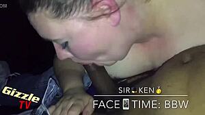 White Bbw Sloppy Blowjob