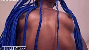 Huge Black Dick: Artemixxx Fucks Tiny Ebony Pussy Trixxie Morella