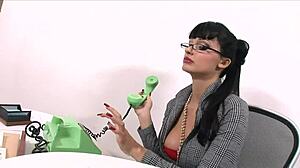 feeling so submissive as brunette secretary milf aletta gets fucked by her boss in doggystyle