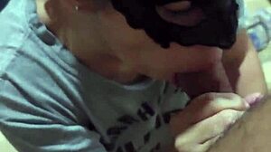 Sailor girl gets facial cumshot from huge cock