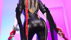 Bayonetta Takes Facial and More from Octokuro in Wild Scene