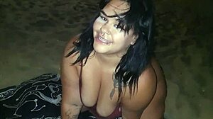 Found A Bbw With Hard Cock, Took Her To Suck And Show Ass?