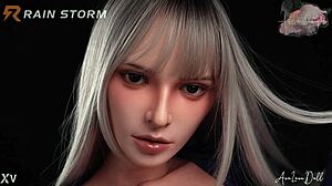 Why is hannah the blonde slut police officer naked with xtdoll 164c body?