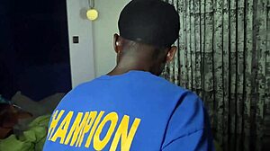 my step brother’s dick slams curvy ebony babe in close-up homemade action