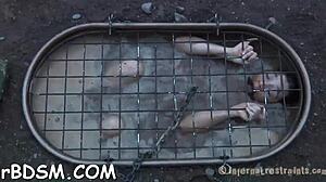 beautiful brunette feels intense pleasure in her fuck holes