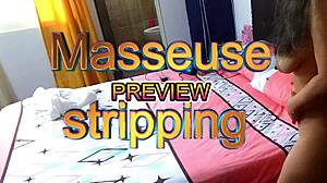 i previewed masseuse stripping with muff diving and anal