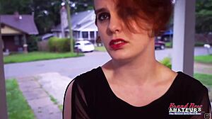 Kinky Busty Brunette Maria Sucks And Rides A Cock Bent Over, Showing Hairless Pussy Lips Until Facial Cumshot