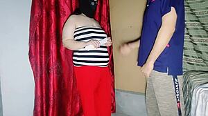 Did this Muslim BBW really take it in the ass doggy style for a meter connection?