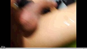 Shemale Webcam Show With Hot Cumshot Explosion on Display