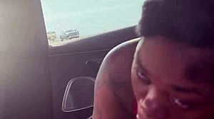 Sloppy dick sucking by the lake in gay bareback scene