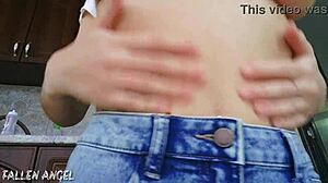 Skinny Girl With Hairy Holes Gets Anal Fisting