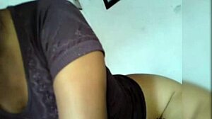 Painful anal with latina wife in dorm, she wants bigger buttocks and rides cowgirl