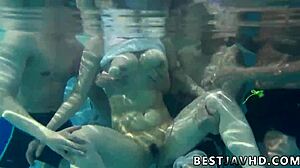 Suzuna Komiya The Nastiest Asian Woman Gives Fellatio By The Pool In The Greatest Japanese Group Fuck-a-thon Scene - Sex Uncensored Blowjob Asian Mature Big Tits Fucking Pool Japanese Oral