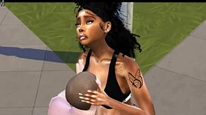 sza's banging body in public outdoor interview with big tits and ass