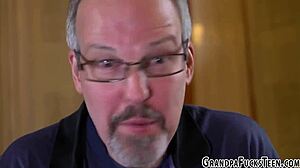 Teen gets railed hard by grandpa