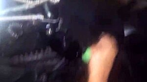 Husband stops motorcycle in alley to assfuck hot wife bareback for creampie