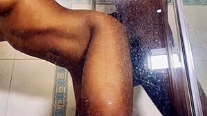 kneel down, gobble monster cock deep, then bend over for hardcore wall banging