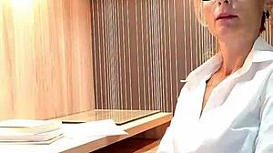 alineflavio dominates with blonde milf cum and orgasm