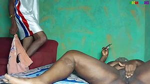 hot bbw says, 'i'm sucking this big cock before riding it for the first time'