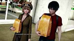 My bully is my lover with big tits and ass in this episode.