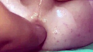 he stretches his asshole for the third time today, reaching intense orgasm