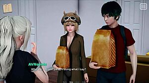 My bully is my lover with big tits and ass in this episode.