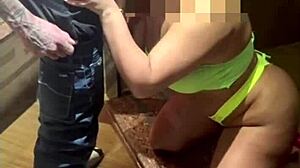 wife enjoys skinny guy with big cock in homemade scene