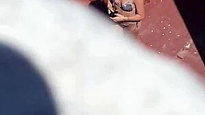 ARGENTINIAN NEIGHBORS IN BIKINIS SUNBATHING ON TERRACE PART 4