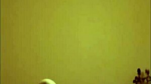 Maitresse K dominates her slave in stockings, what next?