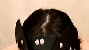 Beautiful kitten in homemade amateur video