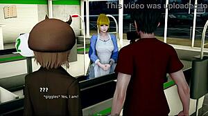 My bully is my lover with big tits and ass in this episode.