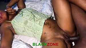 Fuck And Cum On Her Shaved Pussy In Quickie Cowgirl Riding With Oiled Babe.