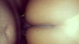 Husband stops motorcycle in alley to assfuck hot wife bareback for creampie