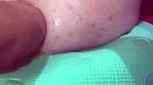 he stretches his asshole for the third time today, reaching intense orgasm