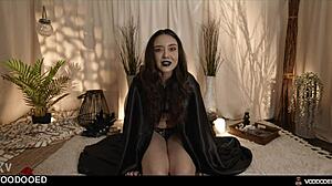 Witch Mistress Controlled by Voodoo Doll Squirts in Humiliation Fetish!