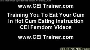 Suck His Dick And Swallow Cum In Femdom POV Fetish BDSM Session