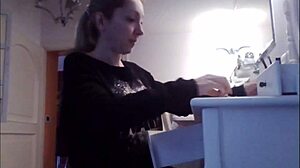 Fucking While Putting On Makeup With Big Tits Exposed