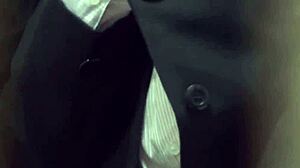 Is This Japanese Teen Masturbating in Public?