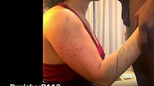 Horny boy passionately fucks stepmom and swallows cum