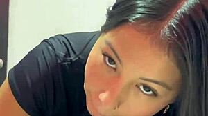 mi cuñada llega de una fiesta con su vestido sexy con ganas de coger