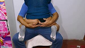 Is this cute cowgirl ready for a huge black cock in her tight anal hole? She shakes her big ass and cums hard!