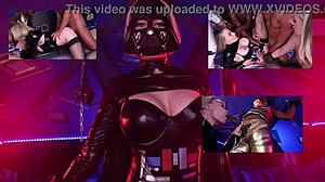 star whores awaken with huge toys and blowjobs in 4some missionary