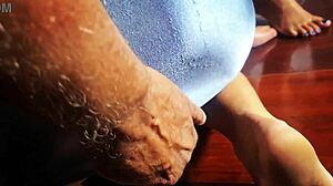 I saw a wild orgy with four naughty sluts licking and swallowing monster cocks!