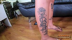 Verification video of tattooed pornstar