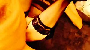 taking a sex exam with a mature teacher, feeling her ass