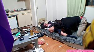 Hitomi Hanzawa Blowjobs Then Gets Fucked Into Submission By Massive Cock