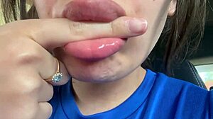 Latina babe spits in mouth with awesome kinky flair