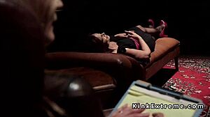 Hot bound slave gets fucked and anal fingered in domination bondage