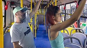 Young Japanese Student Groped and Fucked on Public Bus